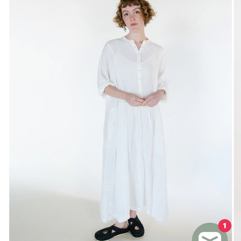 Metta Melbourne Lagenlook Faye Oversized MIDI Shirt Dress - Picture 7 of 16